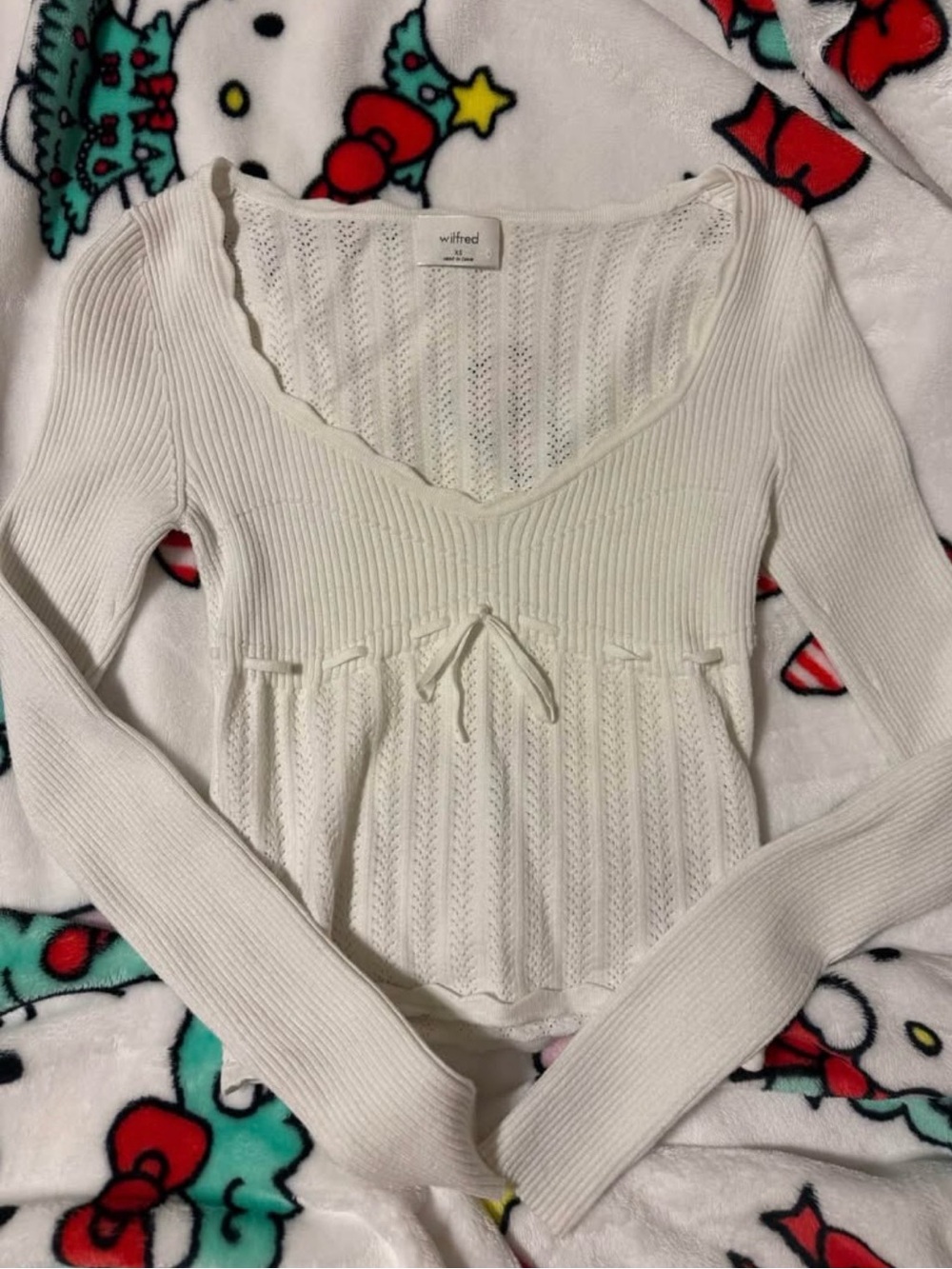 ARITZIA Wilfred Soloist Sweater (Light Birch)